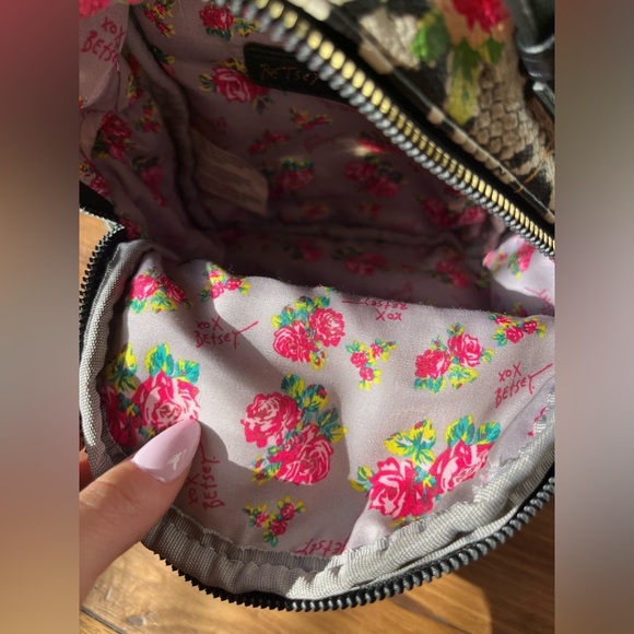 ?Spring Chic! Betsey Johnson Floral Pup mini backpack! main image 8